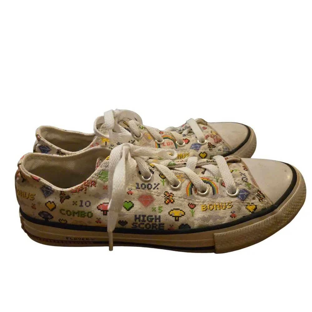 Converse Chuck Taylor All Star Ox Game Canvas Kids Shoes US Size 3 Preppy Skater